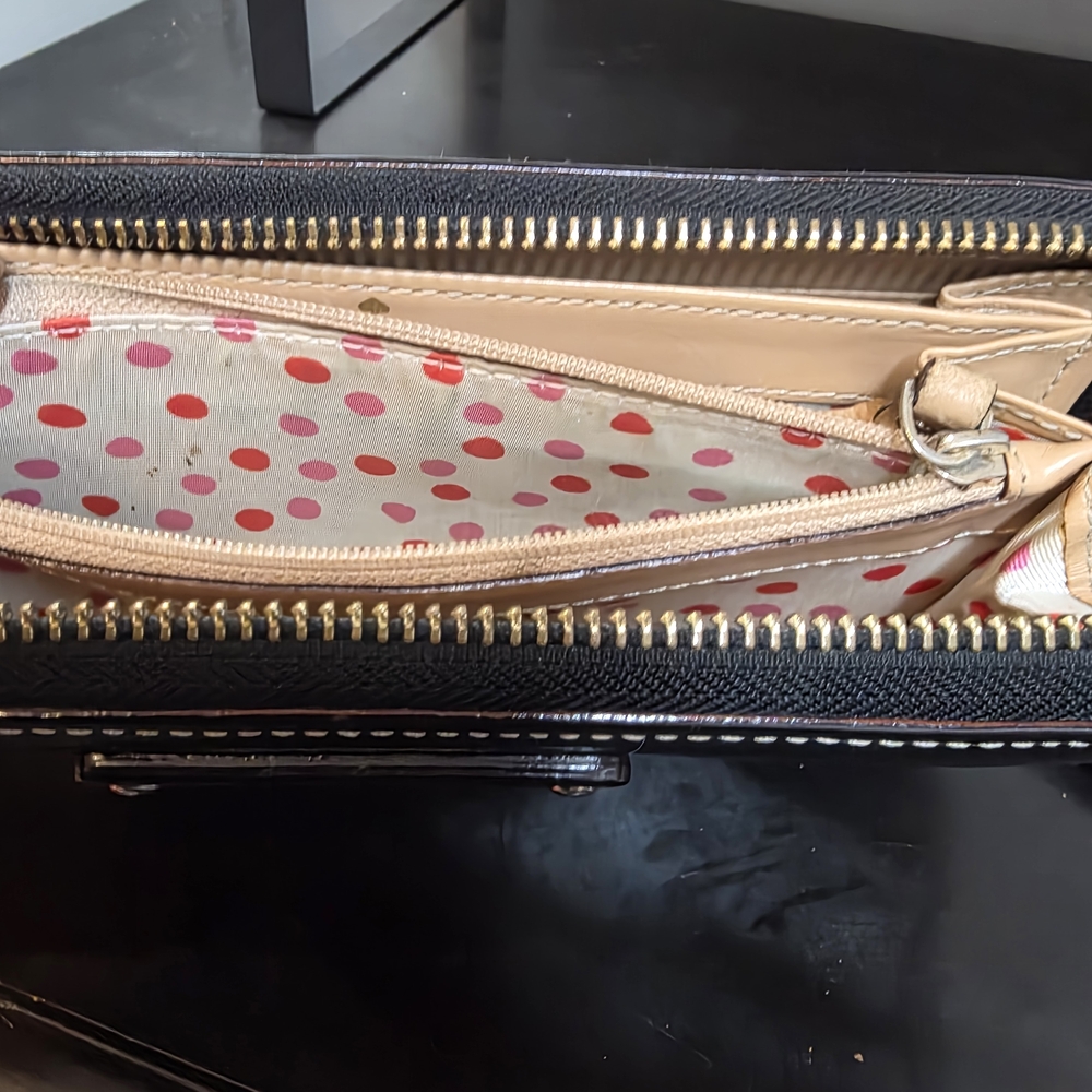 kate spade New York Black Zip Around Wallet - Picture 9 of 9